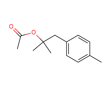 Molecular Structure of 71617-15-7 (alpha,alpha,4-trimethylphenethyl acetate)