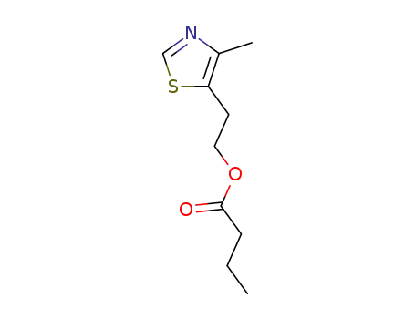 Molecular Structure of 94159-31-6 (2-(4-Methylthiazol-5-yl)ethyl butyrate)