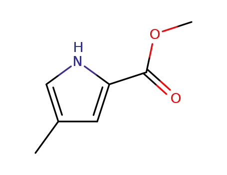 Molecular Structure of 34402-78-3 (METHYL 4-METHYL-1H-PYRROLE-2-CARBOXYLATE)