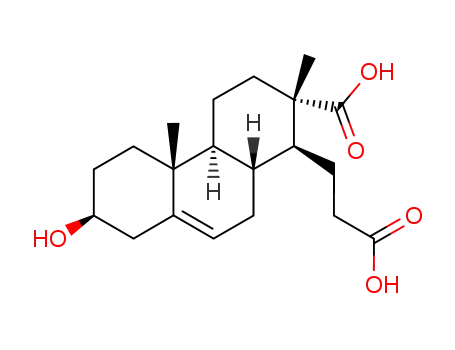Molecular Structure of 2099-39-0 (3β-hydroxy-17.17a-seco-<i>D</i>-homo-androstene-(5)-dioic acid-(17.17a))
