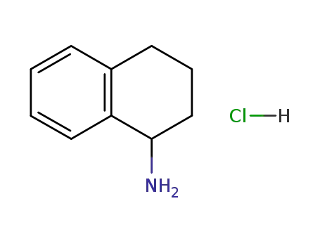 Molecular Structure of 32908-42-2 ((S)--1-AMINOTETRALINE HCL)