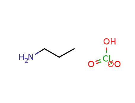 Molecular Structure of 4449-98-3 (1-Propanamine, perchlorate)