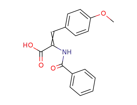 2-Benzamido-3-(4-methoxyphenyl)prop-2-enoic acid