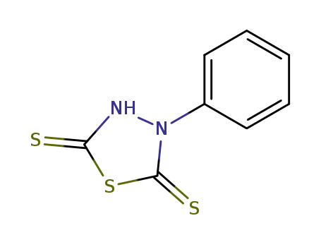 Molecular Structure of 17654-88-5 (3-PHENYL-5-MERCAPTO-1,3,4-THIAZOLETHIONE POTASSIUM SALT)