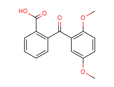 Molecular Structure of 76526-29-9 (2-(2,5-dimethoxybenzoyl)benzoic acid)