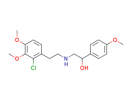 Manufacturer Supply Top quality N-[2-Hydroxy-2-(4-methoxyphenyl)ethyl]-2-(2-chloro-3,4-dimethoxyphenyl)ethylamine