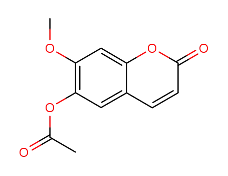 2H-1-Benzopyran-2-one, 6-(acetyloxy)-7-methoxy-