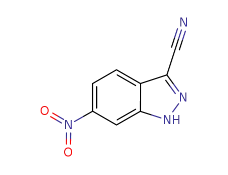 1H-Indazole-3-carbonitrile, 6-nitro-