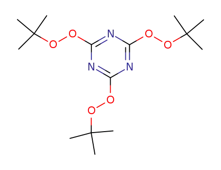 Molecular Structure of 854-44-4 (2,4,6-TRIS(TERT-BUTYLPEROXY)-1,3,5-TRIAZINE)