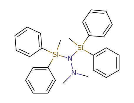 Molecular Structure of 121667-17-2 (1,1-bis(diphenylmethylsilyl)-2,2-dimethylhydrazine)