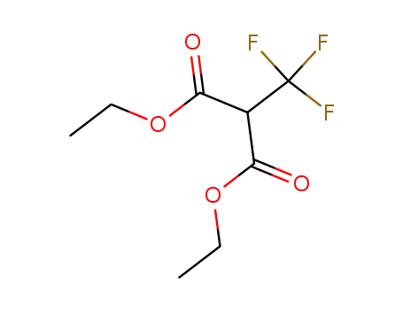 Molecular Structure of 5828-96-6 (Propanedioic acid, (trifluoromethyl)-, diethyl ester)
