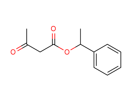 Butanoic acid, 3-oxo-, 1-phenylethyl ester
