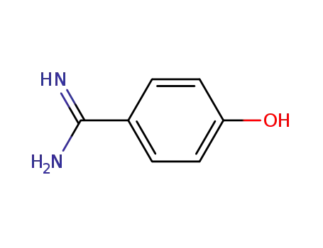 Molecular Structure of 15535-98-5 (4-HYDROXY-BENZAMIDINE)