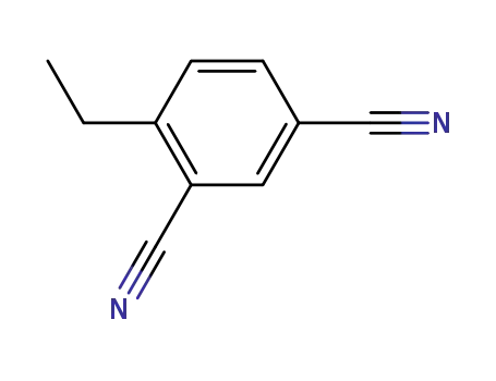 Molecular Structure of 104614-58-6 (1,3-Benzenedicarbonitrile, 4-ethyl-)