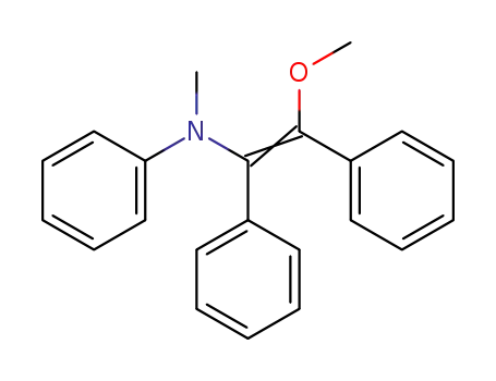 ((E)-2-Methoxy-1,2-diphenyl-vinyl)-methyl-phenyl-amine