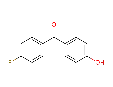 Molecular Structure of 25913-05-7 (4-Fluoro-4'-hydroxybenzophenone)