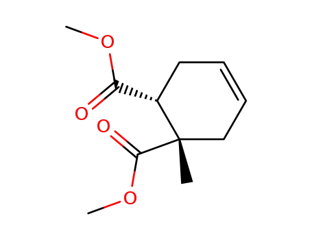 (+/-)-1-methyl-cyclohex-4-ene-1<i>r</i>,2<i>c</i>-dicarboxylic acid dimethyl ester