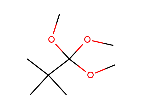 Molecular Structure of 97419-16-4 (1,1,1-Trimethoxy-2,2-dimethyl-propane)