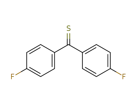 Molecular Structure of 53117-13-8 (Methanethione, bis(4-fluorophenyl)-)