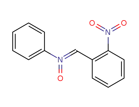 Molecular Structure of 53548-19-9 (Benzenamine, N-[(2-nitrophenyl)methylene]-, N-oxide)