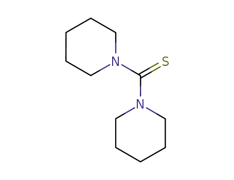 Molecular Structure of 1013-92-9 (Di(piperidin-1-yl)methanethione)