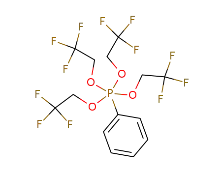Molecular Structure of 63325-06-4 (phenyl[tetrakis(2,2,2-trifluoroethoxy)]-lambda~5~-phosphane)