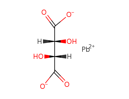 Butanedioic acid,2,3-dihydroxy- (2R,3R)-, lead(2+) salt (1:1) cas  815-84-9