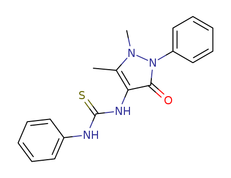 Urea, 3-(4-antipyrinyl)-1-phenyl-2-thio- cas  51641-29-3