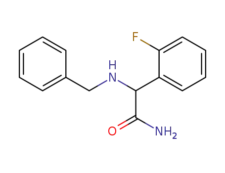 2-benzylamino-2-(2-fluoro-phenyl)-acetamide