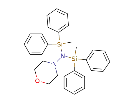 Molecular Structure of 121667-15-0 (1-<bis(diphenylmethylsilyl)amino>morpholine)