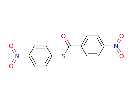 Molecular Structure of 69737-96-8 (Benzenecarbothioic acid, 4-nitro-, S-(4-nitrophenyl) ester)