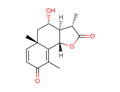 3a,5,5a,9b-tetrahydro-4-hydroxy-3,5a,9-trimethylnaphtho[1,2-b]furan-2,8-dione