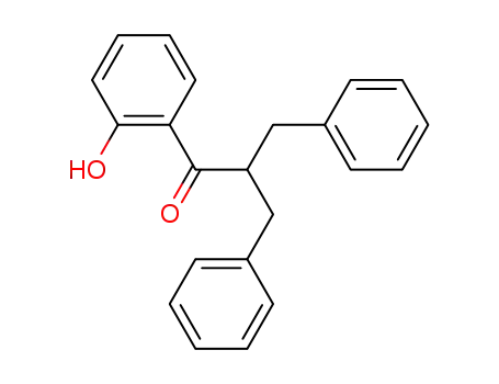 Molecular Structure of 102599-30-4 (2-benzyl-1-(2-hydroxyphenyl)-3-phenylpropan-1-one)