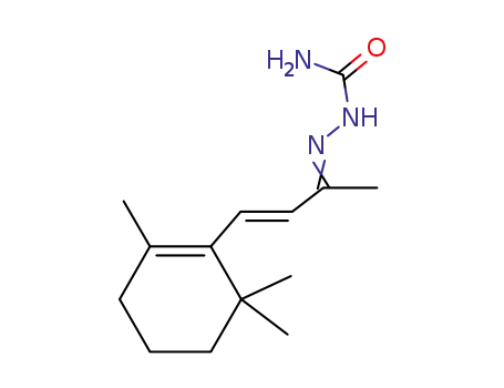 4<i>t</i>-(2,6,6-trimethyl-cyclohex-1-enyl)-but-3-en-2-one semicarbazone