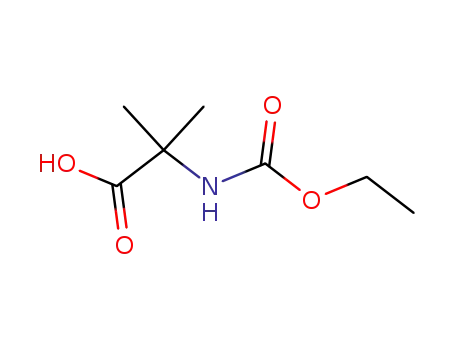 Molecular Structure of 91613-84-2 (2-(ethoxycarbonylamino)-2-methyl-propanoic acid)