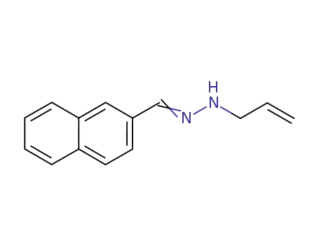 Molecular Structure of 1097191-46-2 (1-allyl-2-(naphthalen-2-ylmethylene)hydrazine)
