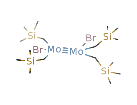 Molecular Structure of 75059-90-4 (1,2-Mo<sub>2</sub>Br<sub>2</sub>(CH<sub>2</sub>SiMe<sub>3</sub>)4)