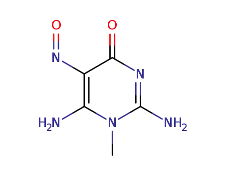 4(1H)-Pyrimidinone, 2,6-diamino-1-methyl-5-nitroso-