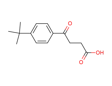 Molecular Structure of 35288-08-5 (4-(4-TERT-BUTYLPHENYL)-4-OXOBUTYRIC ACID)