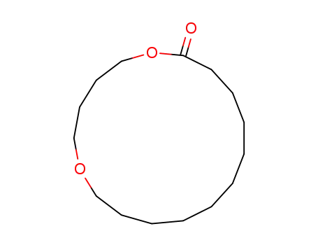 Molecular Structure of 6707-60-4 (1,6-Dioxacycloheptadecan-7-one)