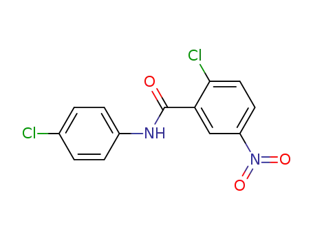 Molecular Structure of 54253-05-3 (2-chloro-N-(4-chlorophenyl)-5-nitrobenzamide)