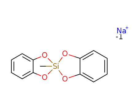 Molecular Structure of 102129-44-2 (sodium bis(1,2-benzenediolato)methylsilicate)