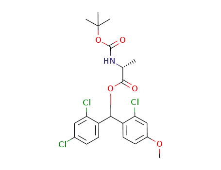 Molecular Structure of 954143-64-7 (C<sub>22</sub>H<sub>24</sub>Cl<sub>3</sub>NO<sub>5</sub>)