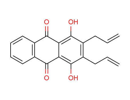 Molecular Structure of 79208-01-8 (2,3-diallyl-1,4-dihydroxyanthraquinone)