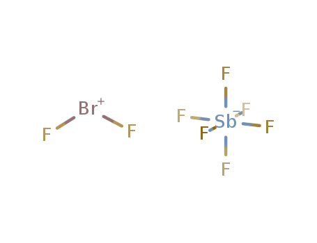 Molecular Structure of 19379-47-6 (BrF<sub>2</sub><sup>(1+)</sup>*SbF<sub>6</sub><sup>(1-)</sup>=(BrF<sub>2</sub>)SbF<sub>6</sub>)