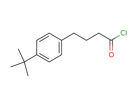 Molecular Structure of 855220-19-8 (4-(4-<i>tert</i>-butyl-phenyl)-butyryl chloride)
