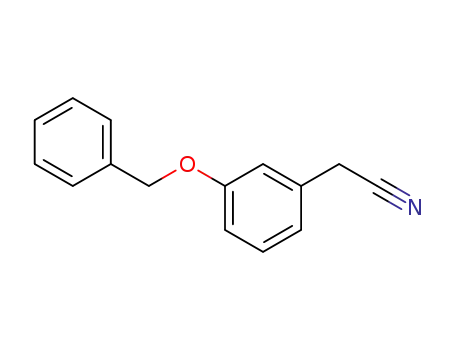 Molecular Structure of 20967-96-8 (3-BENZYLOXYPHENYLACETONITRILE)