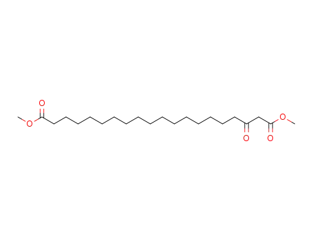Molecular Structure of 856363-47-8 (3-oxo-eicosanedioic acid dimethyl ester)