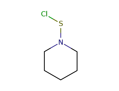 Molecular Structure of 16005-90-6 (1-Piperidinesulfenyl chloride)