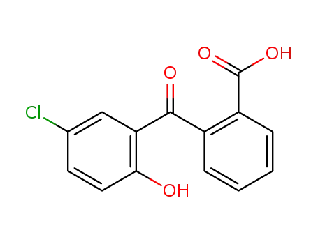 Molecular Structure of 54961-06-7 (Benzoic acid, 2-(5-chloro-2-hydroxybenzoyl)-)